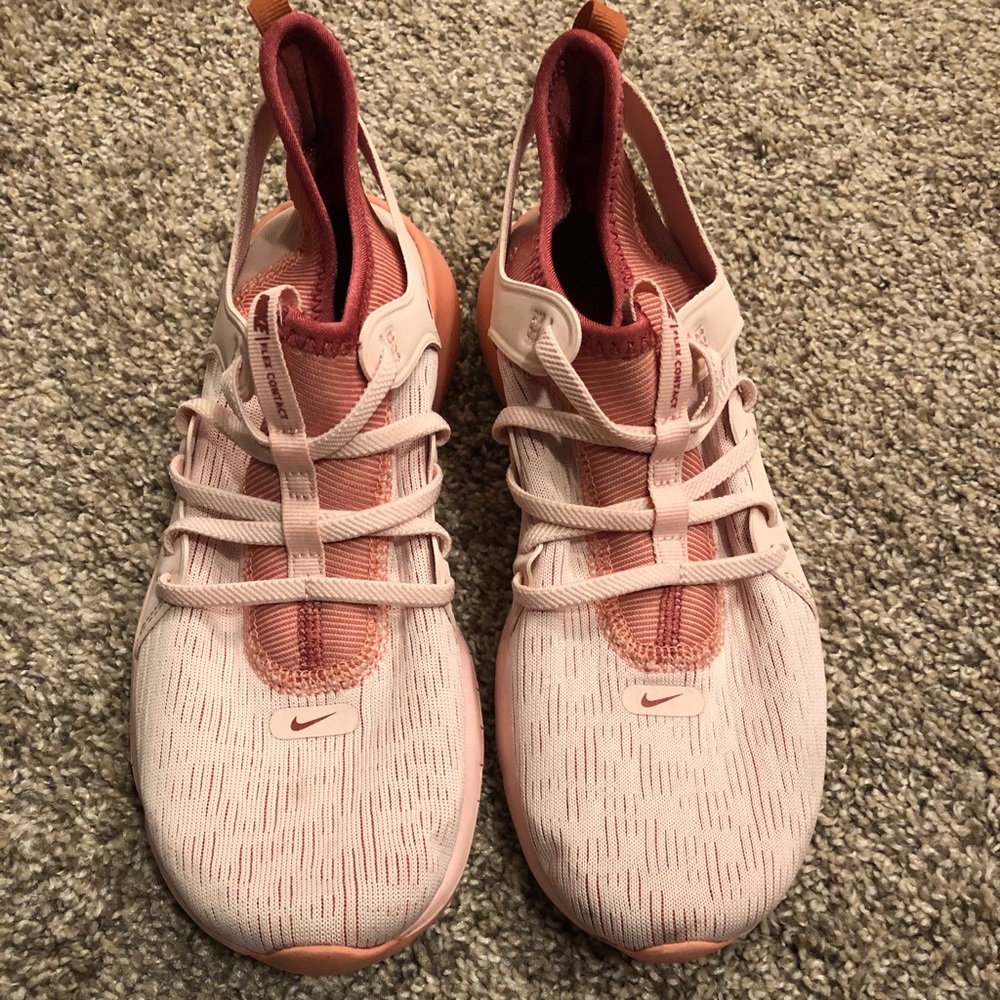 Nike Flex Contact Pink Running Shoes!